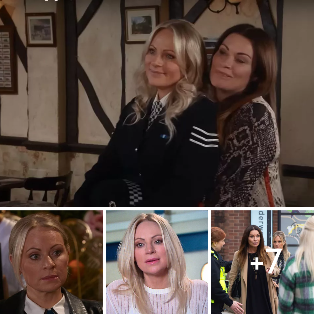 Coronation Street Lisa’s wife Becky spotted on soap for first time – and she’s Carla’s double