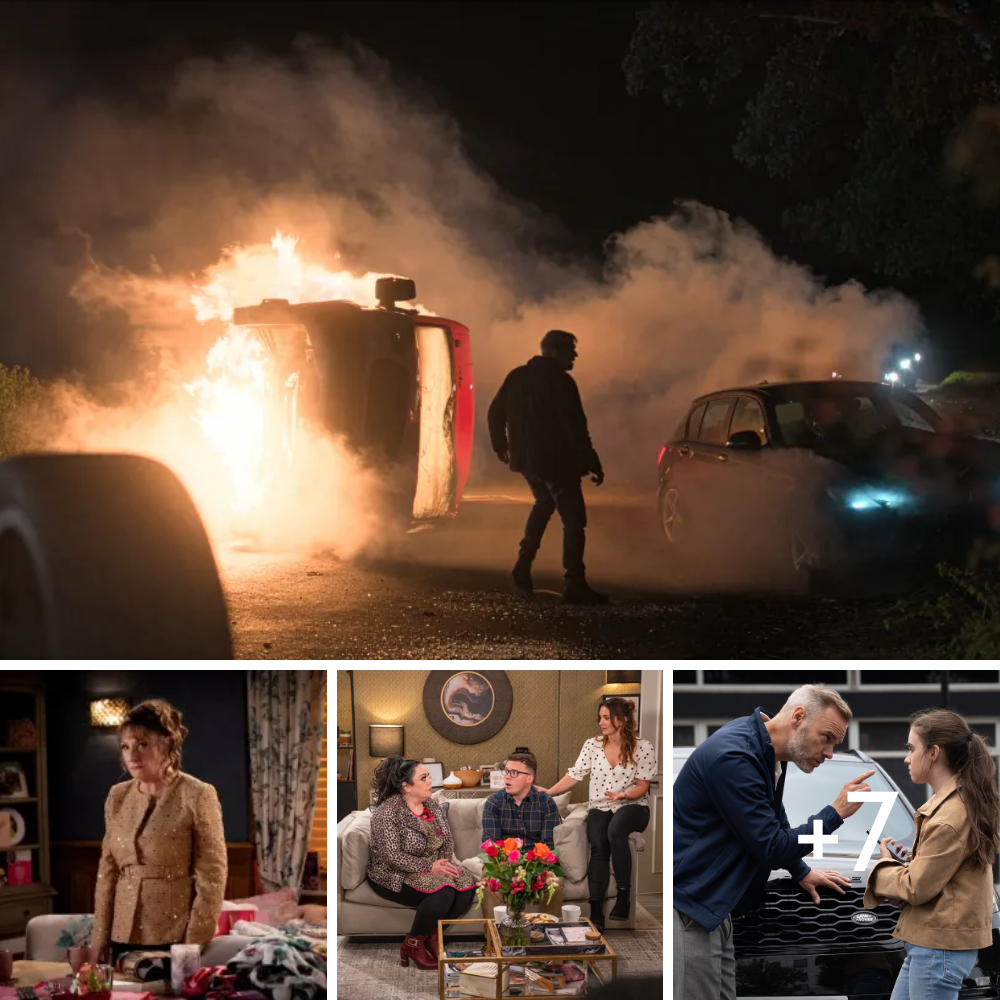 Explosive first look at Coronation Street and Emmerdale crossover as soap faves SCREAM for help in car crash pile-up